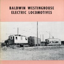 Baldwin Westinghouse Electric Locomotives, 1925, Bulletin 24