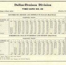 TER Time Card: Issued August 1, 1933 [No. 49]