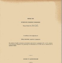 TER Return to Questionnaire for Docket 16092 [front cover]