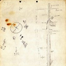 Hand-drawn Texas Electric Railway Waco/Corsicana Division Map 4