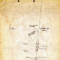 Hand-drawn Texas Electric Railway Waco Division Map 11