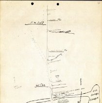 Hand-drawn Texas Electric Railway Waco Division Map 26