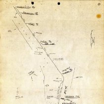 Hand-drawn Texas Electric Railway Waco Division Map 31