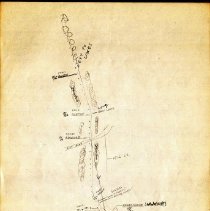 Hand-drawn Texas Electric Railway Denison Division Map 6
