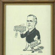 Framed Caricature of J. F. Strickland