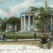 Postcard: Colonial Style Homes on Ross Avenue, Dallas