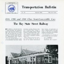 Transportation Bulletin, No. 51, 1958