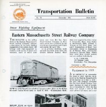 Transportation Bulletin, No. 70, 1964