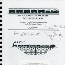 Hear that Lonesome Whistle Blow: Collin County, Texas