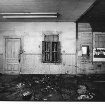 Deteriorated Interior of Plano Depot - West Elevation