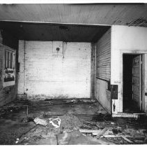 Deteriorated Interior of Plano Depot - Inside North Elevation