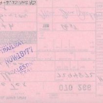 Texas Electric Bus Lines Delivery Receipt, No. 070 266 [Collect] [back]