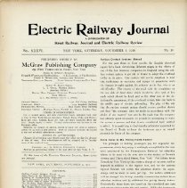 1910 Electric Railway Journal, Vol. XXXVI (36), No. 19