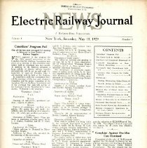 1929 Electric Railway Journal News, Vol. 1, No. 5