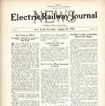 1929 Electric Railway Journal News, Vol. 1, No. 17