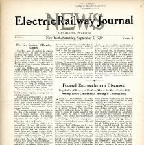 1929 Electric Railway Journal News, Vol. 1, No. 18