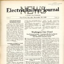1929 Electric Railway Journal News, Vol. 1, No. 20