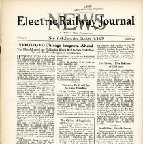 1929 Electric Railway Journal News, Vol. 1, No. 22