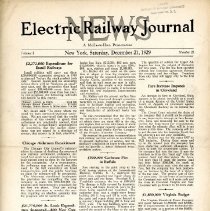 1929 Electric Railway Journal News, Vol. 1, No. 29