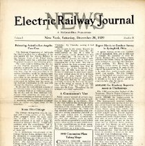 1929 Electric Railway Journal News, Vol. 1, No. 30