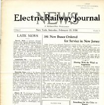 1930 Electric Railway Journal News, Vol. 2, No. 5
