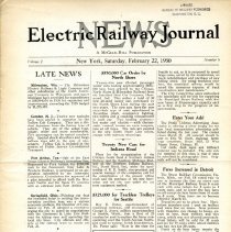 1930 Electric Railway Journal News, Vol. 2, No. 6