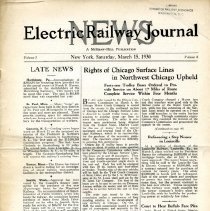 1930 Electric Railway Journal News, Vol. 2, No. 8