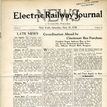 1930 Electric Railway Journal News, Vol. 2, No. 16