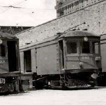 TER Express Motors 503, 502 & 501 in Center Bay of Dallas Freight Terminal