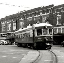 TER Passenger Motor 307 Turning Off Travis Street, Sherman