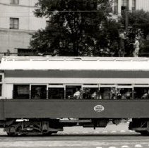Waco Transit Company Car at Municipal Building
