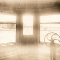 Vestibule of Texas Traction Interurban Trail Car 39