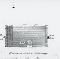 Architectural Drawing - North Elevation Passenger Terminal (Restored)