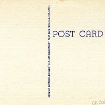 Postcard: Dallas Power & Light Company Building at night [back]