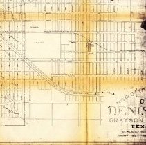 Map of the City of Denison [lower right]