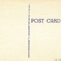 Postcard: Civic Center at Fair Park in Dallas [back]