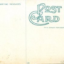 Postcard: Scene on the Interurban, near Fort Worth, Texas [back]