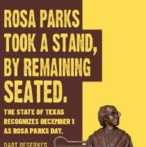 DART Commemorative Poster Saluting Rosa Parks