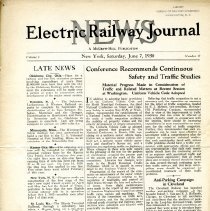 1930 Electric Railway Journal News, Vol. 2, No. 17