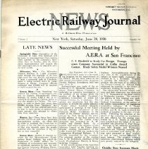 1930 Electric Railway Journal News, Vol. 2, No. 19