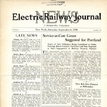 1930 Electric Railway Journal News, Vol. 2, No. 26