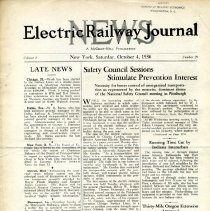 1930 Electric Railway Journal News, Vol. 2, No. 29