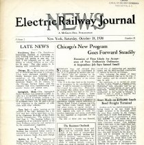 1930 Electric Railway Journal News, Vol. 2, No. 31