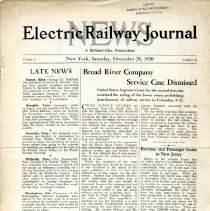 1930 Electric Railway Journal News, Vol. 2, No. 38