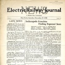 1930 Electric Railway Journal News, Vol. 2, No. 39