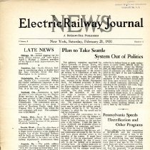 1931 Electric Railway Journal News, Vol. 3, No. 6