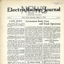 1931 Electric Railway Journal News, Vol. 3, No. 7