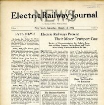 1931 Electric Railway Journal News, Vol. 3, No. 8