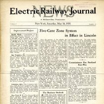1931 Electric Railway Journal News, Vol. 3, No. 15