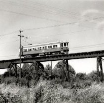 TER Bluebonnet Passenger Motor 319 on Waxahachie Viaduct